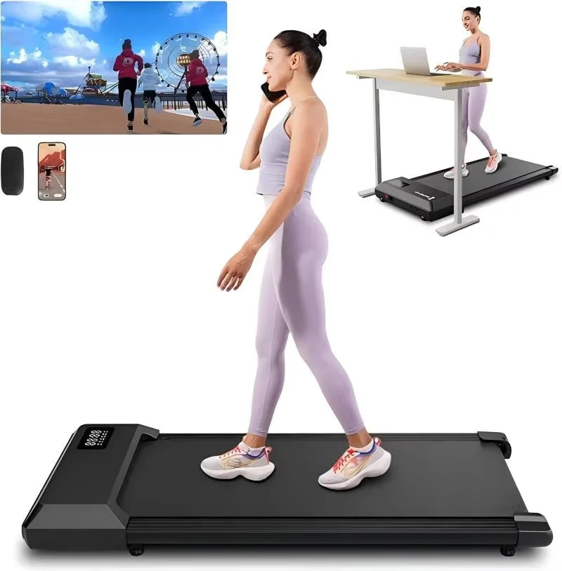 Superun Mini Walking Treadmill With Remote App Control