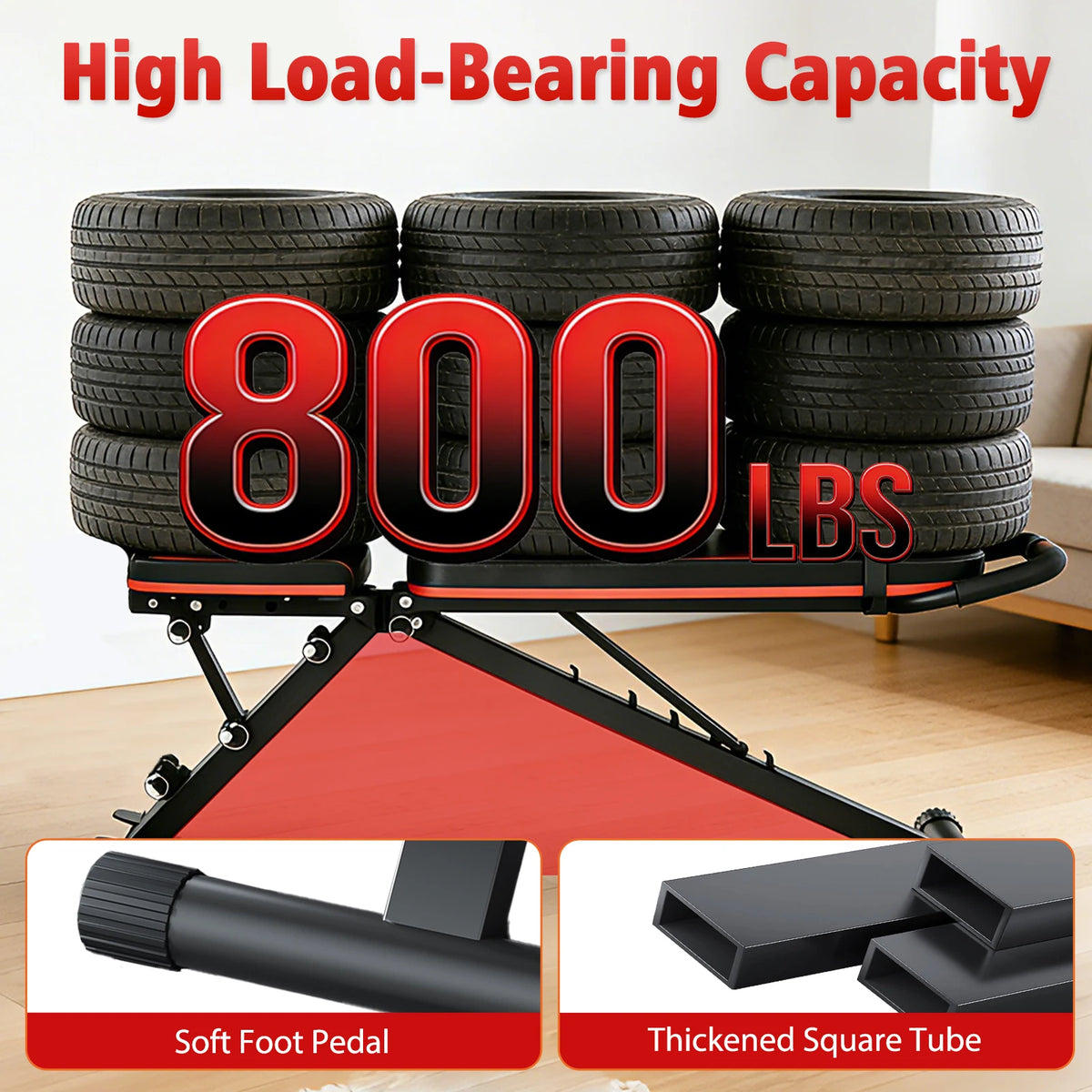 14-in-1 Foldable Adjustable Dumbbell Bench for Full Body Workouts