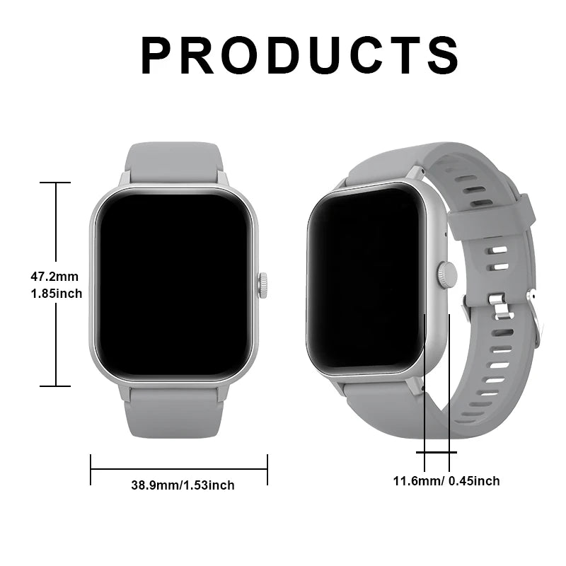 Odelettevcy Smart Watch Fitness Tracker With Wireless Calling And Multi-Sports