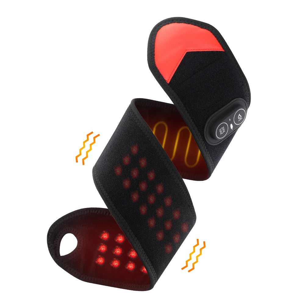 Hailicare LED Red Light Vibration Heating Wrap For Joint Support