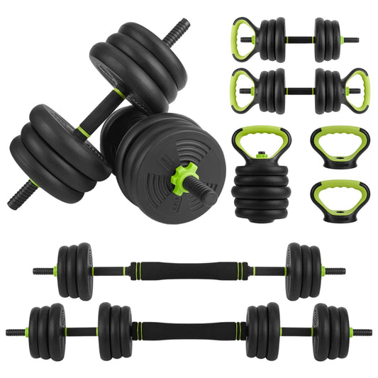 Twister.Ck Adjustable Dumbbell 4 In 1 Weight Set With Connector