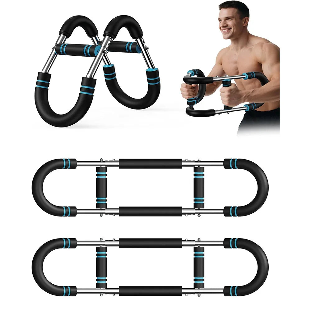 U Shape Arm Trainer Power Twister Bar for Strength Training