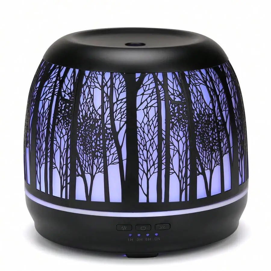 XMSJ Ultrasonic Essential Oil Diffuser Aluminum Silent Operation Auto Off