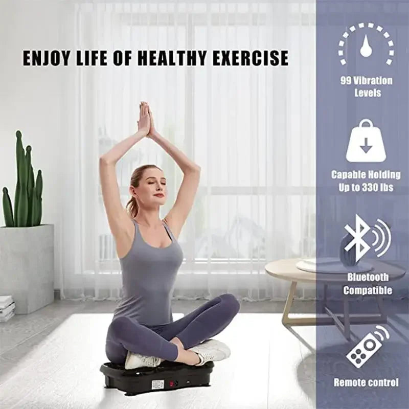 SHFY Vibration Plate Exercise Machine Full Body Massage Platform