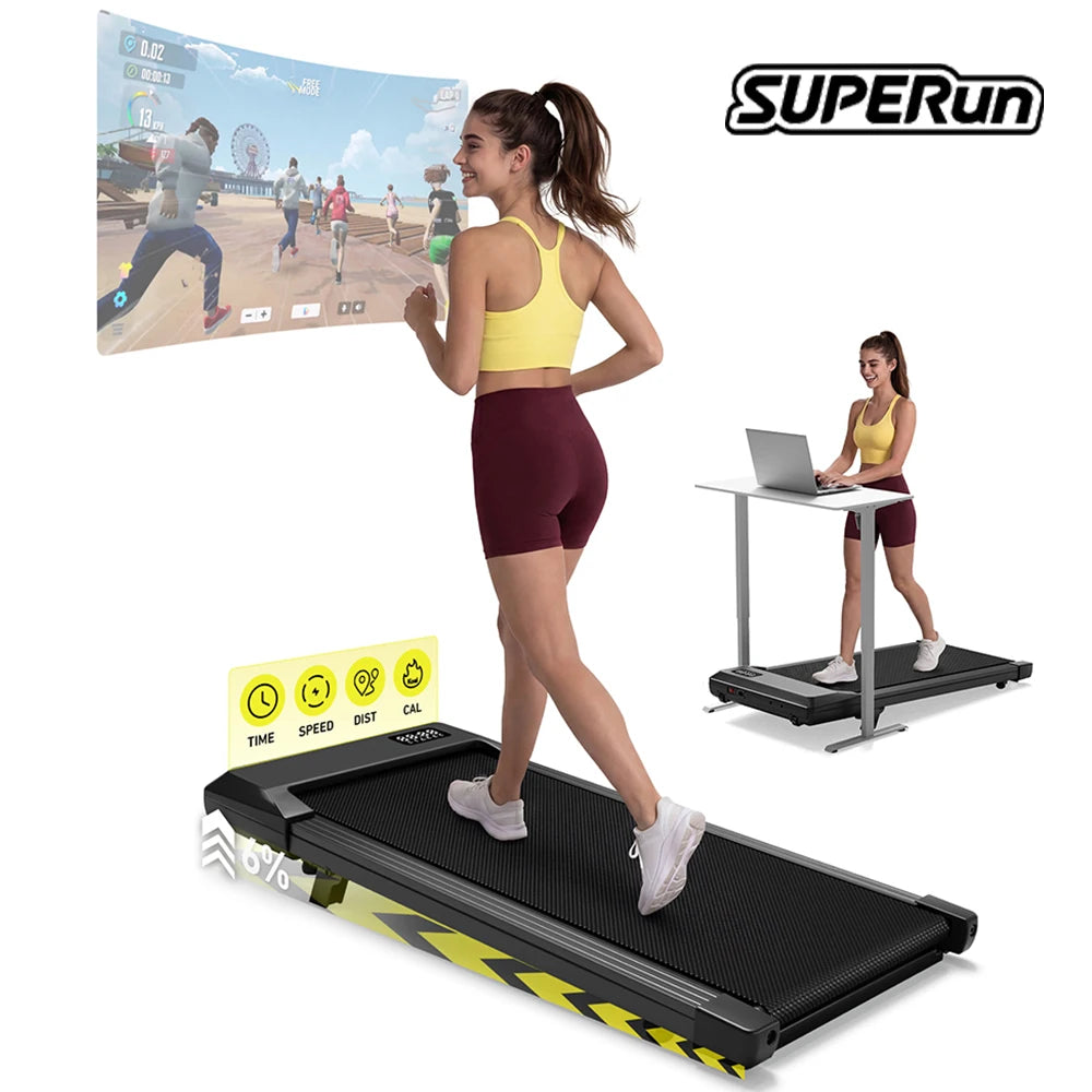 Superun Portable Walking Pad Treadmill for Home and Office