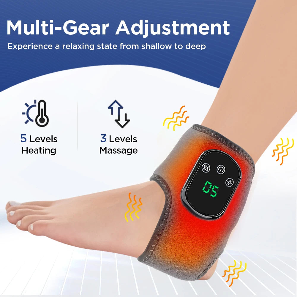 Pastsky Heated Vibration Foot And Ankle Massager Pad