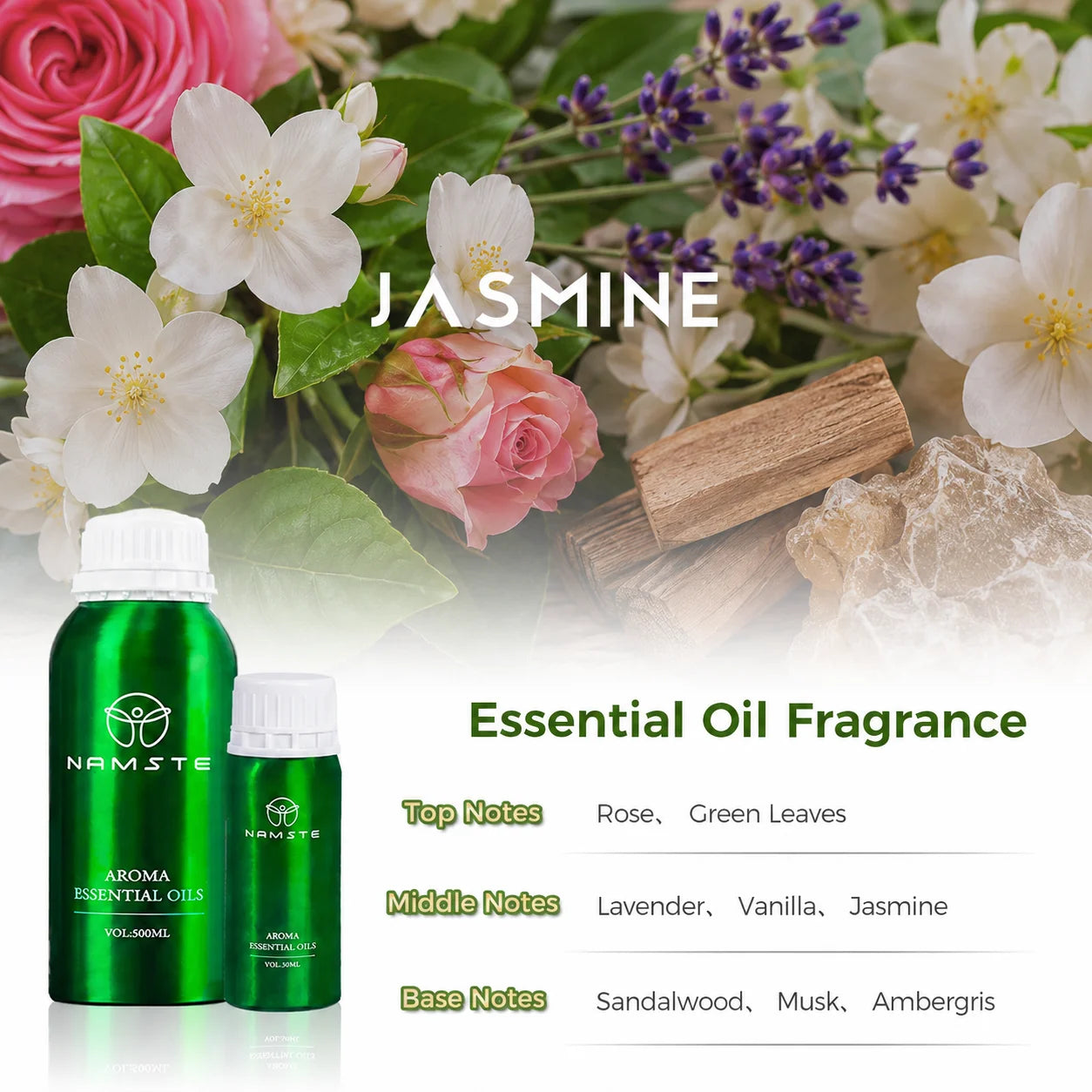 Namste Jasmine Room Fragrance Essential Oil For Home
