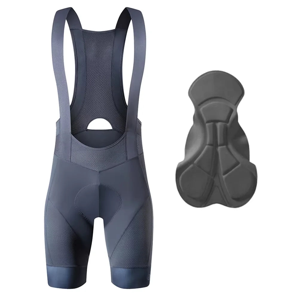 YKYWBIKE Mens Padded Cycling Bib Shorts for Road Riding