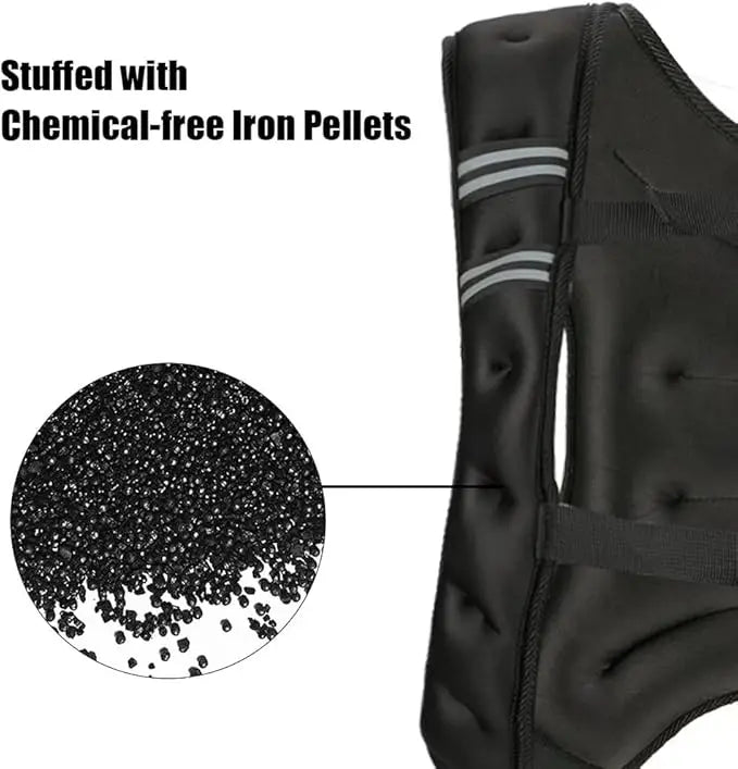 Adjustable Weighted Vest For Strength Training And Cardio Exercises