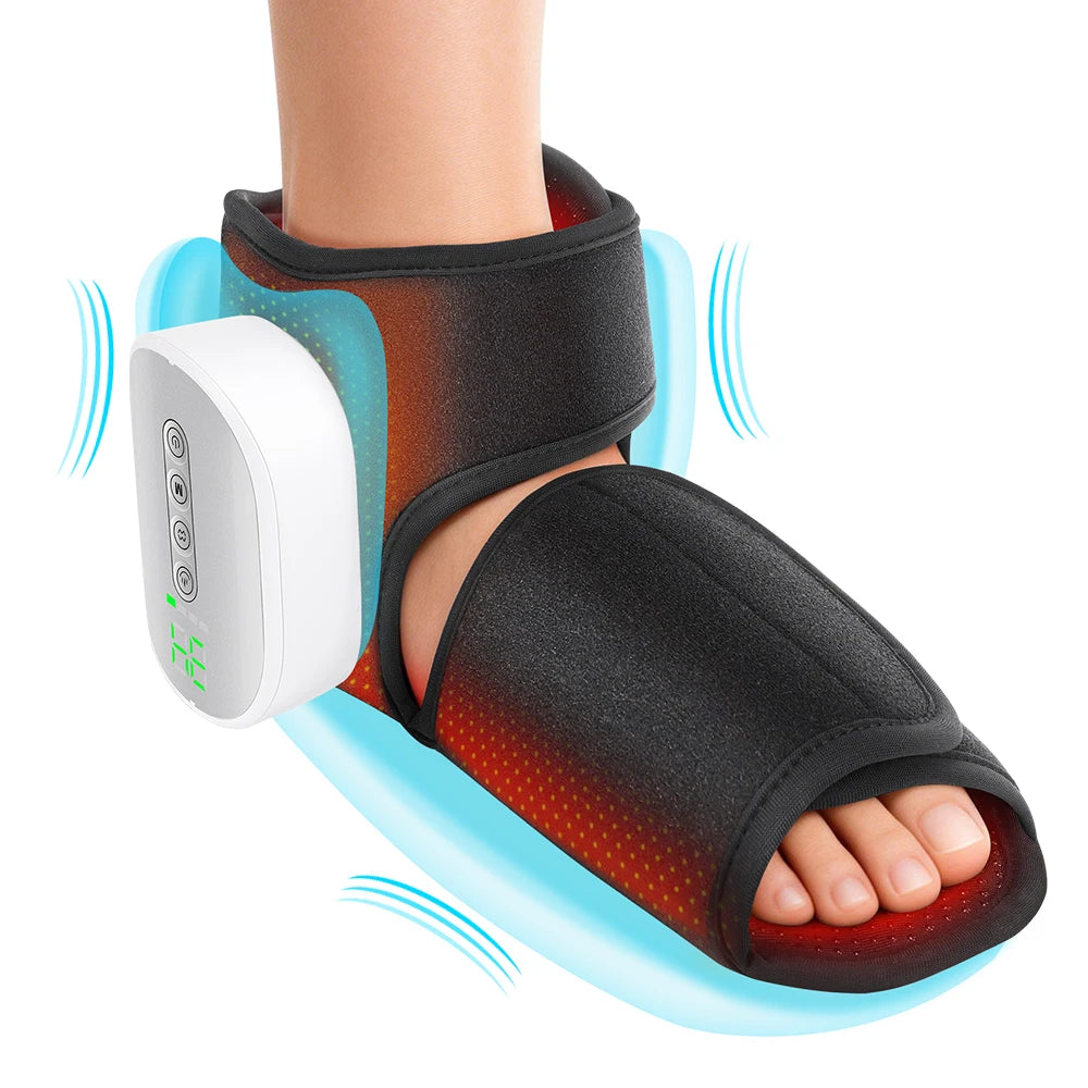 Hailicare Dual Airbag Foot Ankle Heating Compression Massager