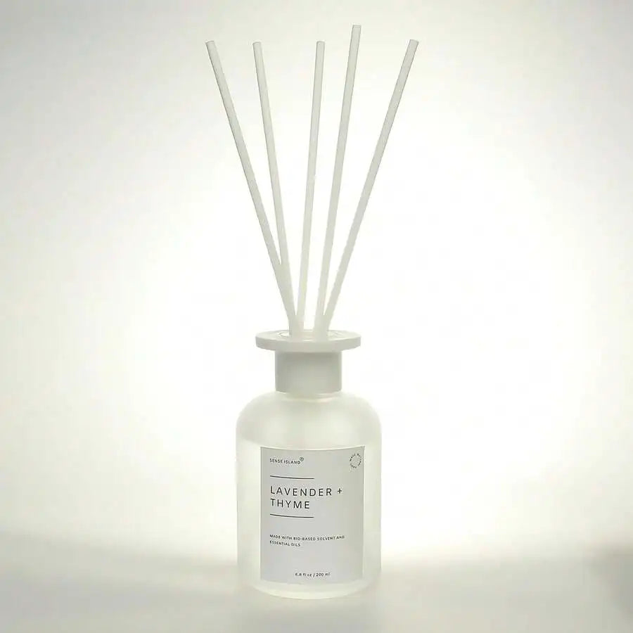 XMSJ Lavender Thyme Reed Diffuser Set Long Lasting Home Fragrance