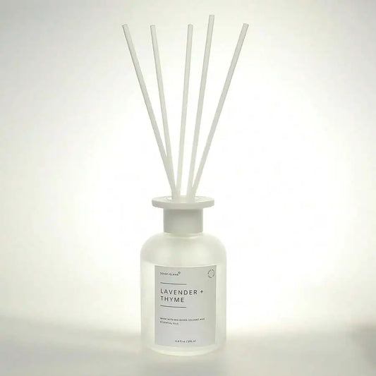 XMSJ Lavender Thyme Reed Diffuser Set Long Lasting Home Fragrance