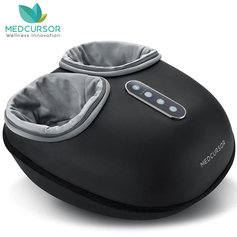 Medcursor Electric Shiatsu Foot Massager With Heat Roller Pain Relief