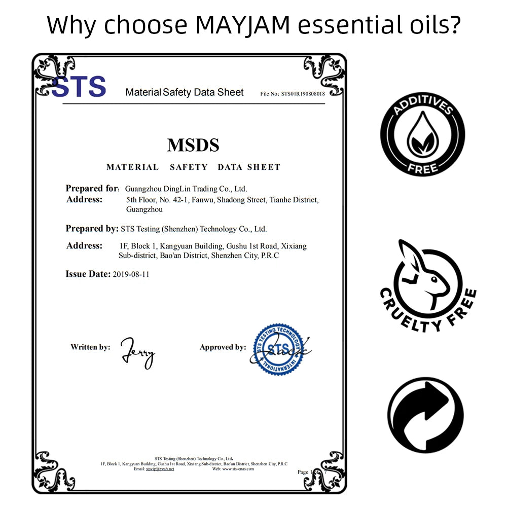 MAYJAM 35 Bottles Essential Oils Set Lavender Eucalyptus Vanilla Neroli
