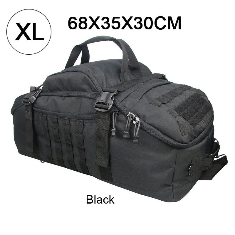 LQARMY Waterproof Travel Duffel Bag Backpack Shoulder Tote Weekend Bag