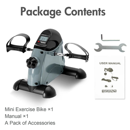 Mini Desk Pedal Exerciser Bike With Digital Display