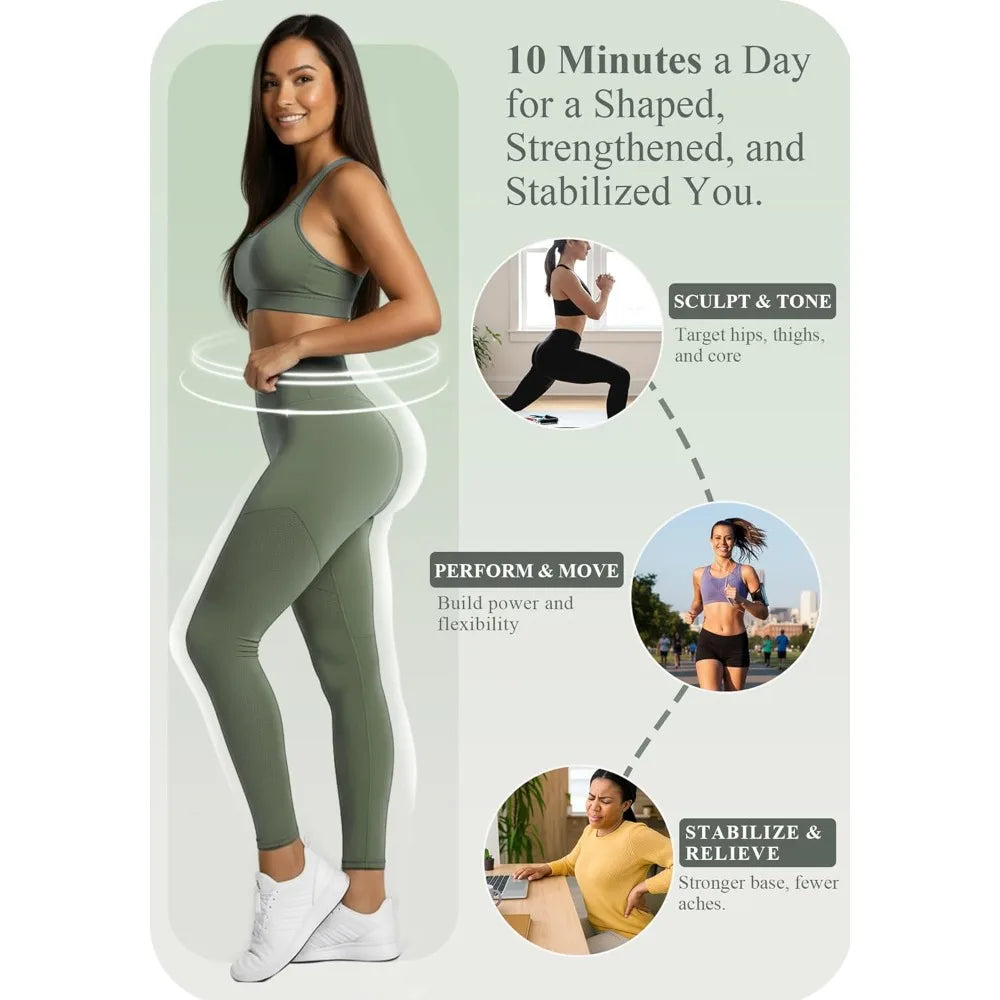 PAETA Hip Abductor Machine For Home Gym Glute Toning