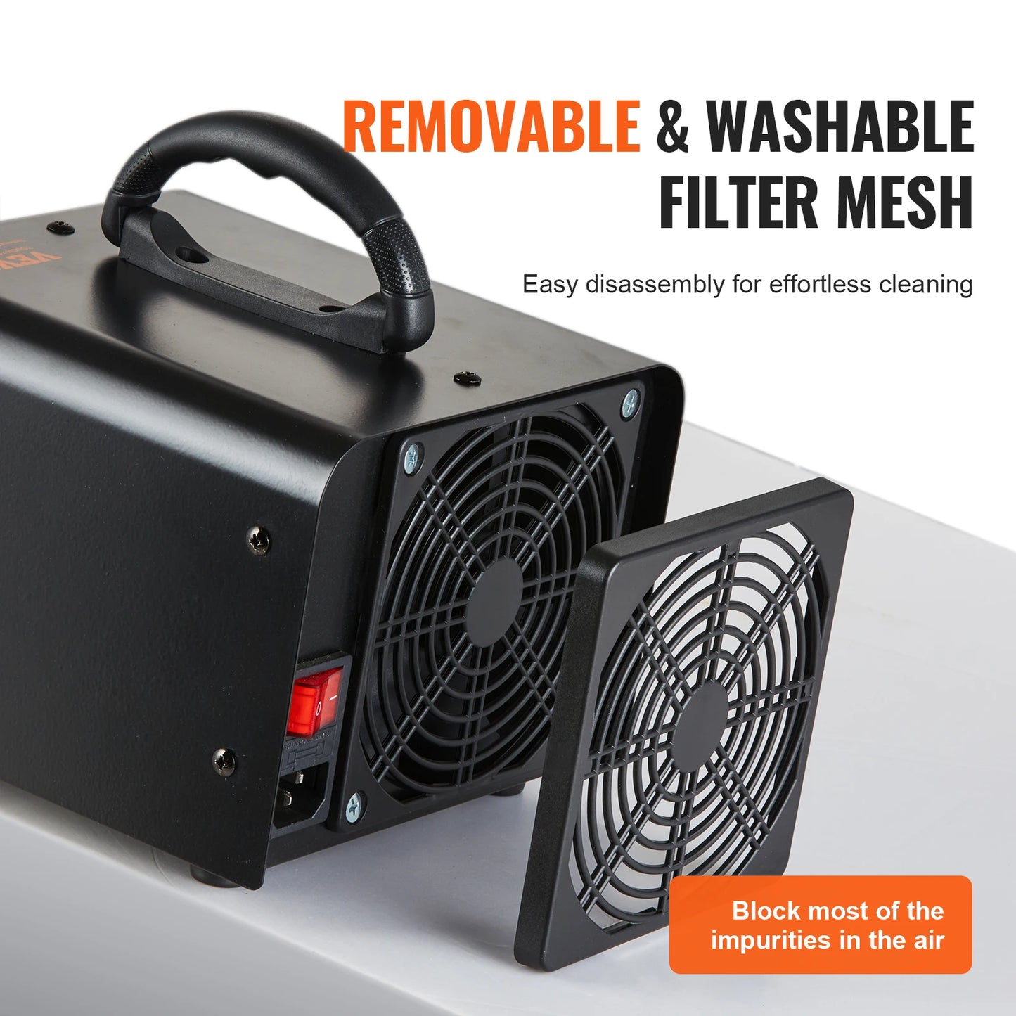 VEVOR High Capacity Commercial Industrial Ozone Generator Odor Remover Unit