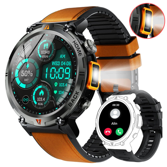 Eigiis Ke3 Full Touch Screen Bluetooth Call Smartwatch for Men