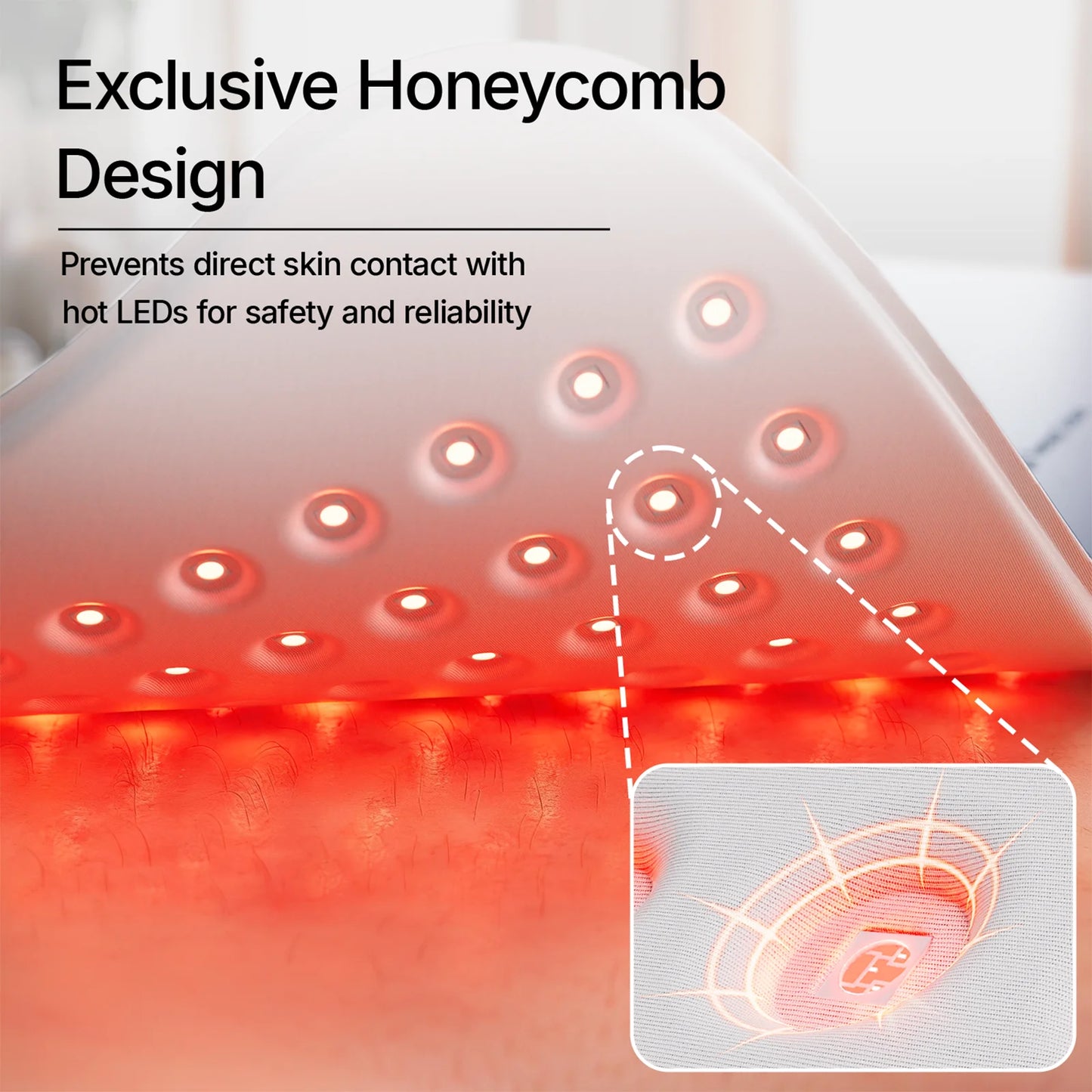 Hello Face Red Light Therapy Pad For Body Near Infrared Relaxation